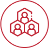 red people icon for careers